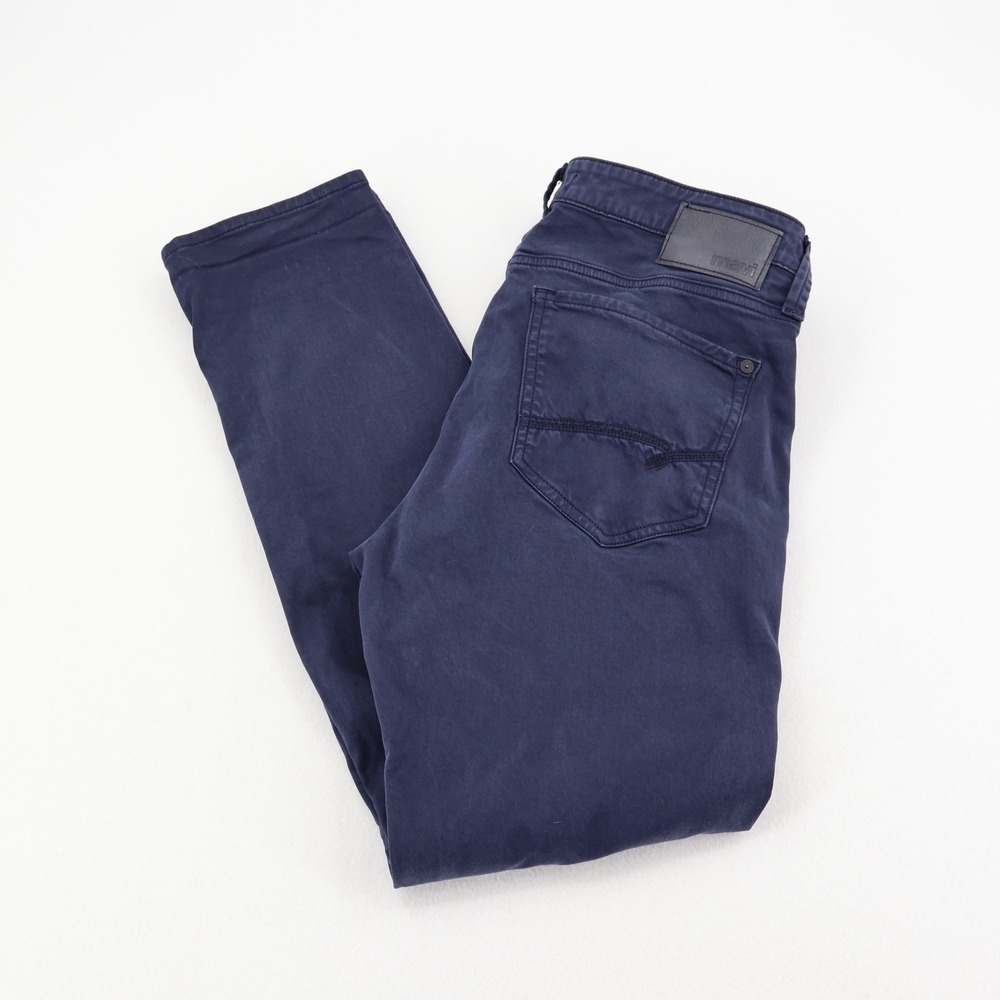 Mavi Jake Slim Leg Mens 32x30 Navy Blue Stretch Cotton Pants Excellent
